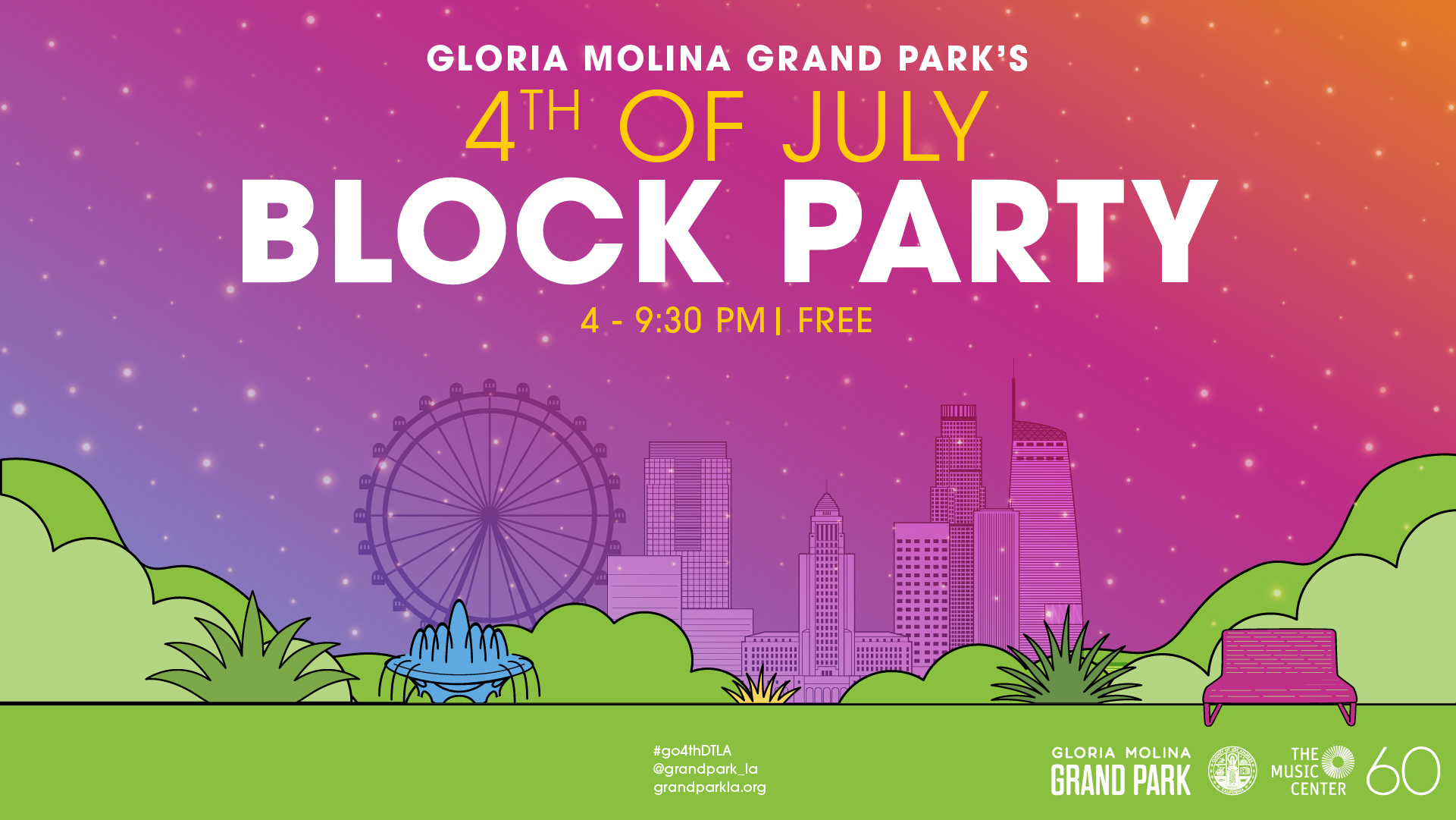 Gloria Molina Grand Park's 4th of July Block Party